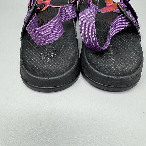 Chaco Women's Lowdown Slide Sandal Faded Orange Purple Size 10 - Picture 4 of 8